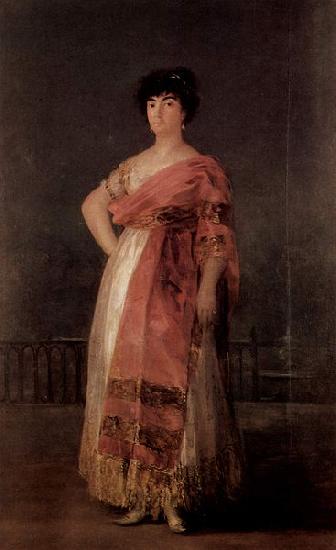Francisco de Goya La Tirana oil painting image